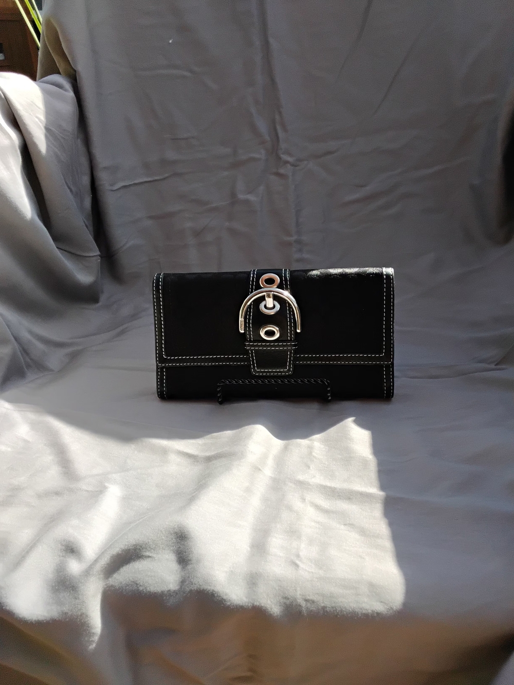 Coach Soho  Wallet  with Silver Buckle